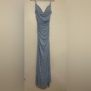 Sparkly Blue Windsor Prom Dress, Size S